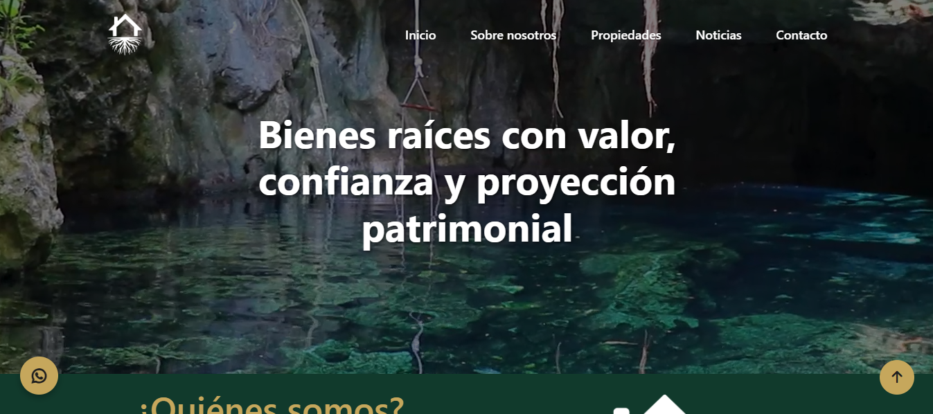 Raíces Áurea - Plataforma inmobiliaria